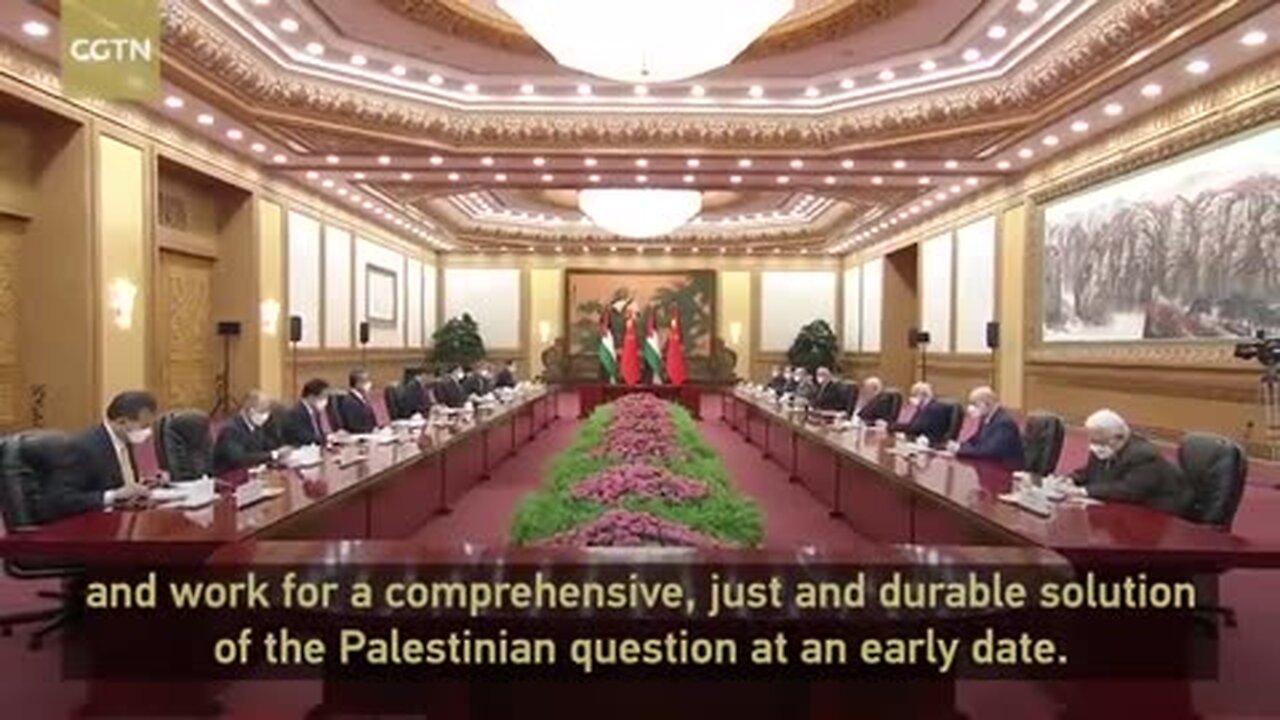 Bombshell Why China Welcoming Palestinian President To Announce Strategic Partnership