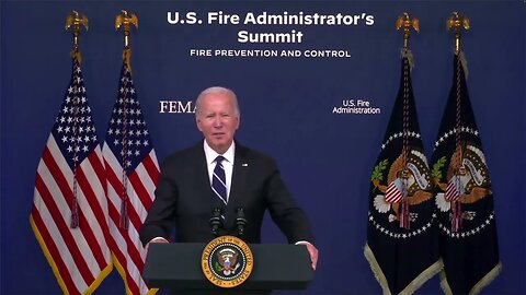 Biden Stumbles Over Remarks From Prompter: "Had No Fire Safe! None! It Was Not Fire Safe. Period."