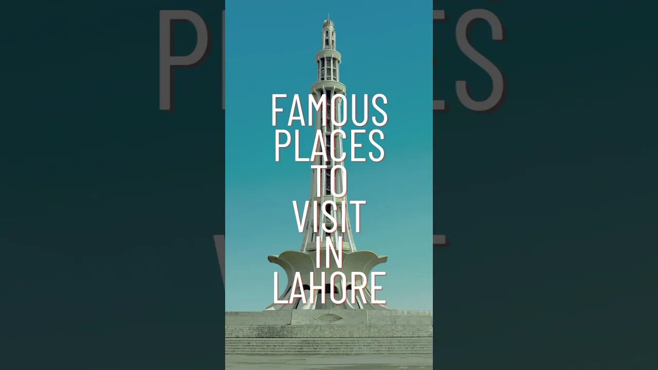 #lahore famous places to visit in Lahore #youtubeshorts