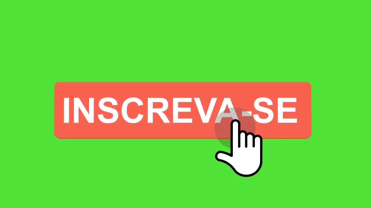 Chroma key botão inscreva-se green screen