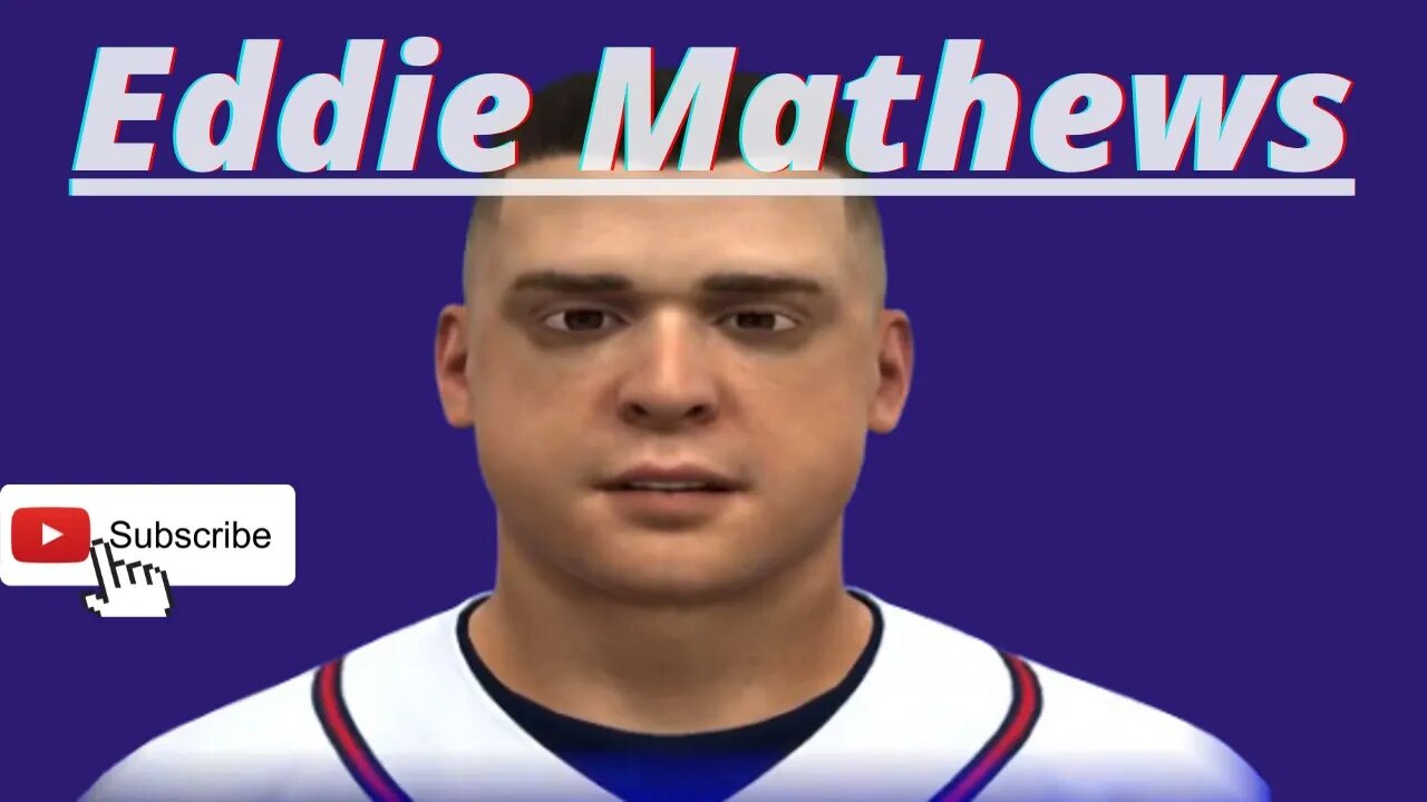 Creating Eddie Mathews Mlb The Show 22