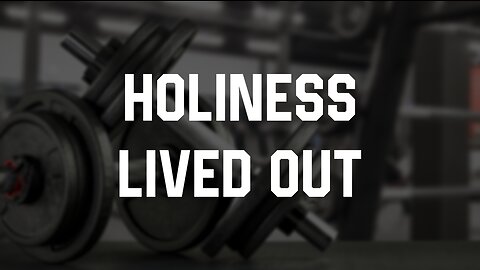 10-29-23 - Holiness Lived Out - Andrew Stensaas