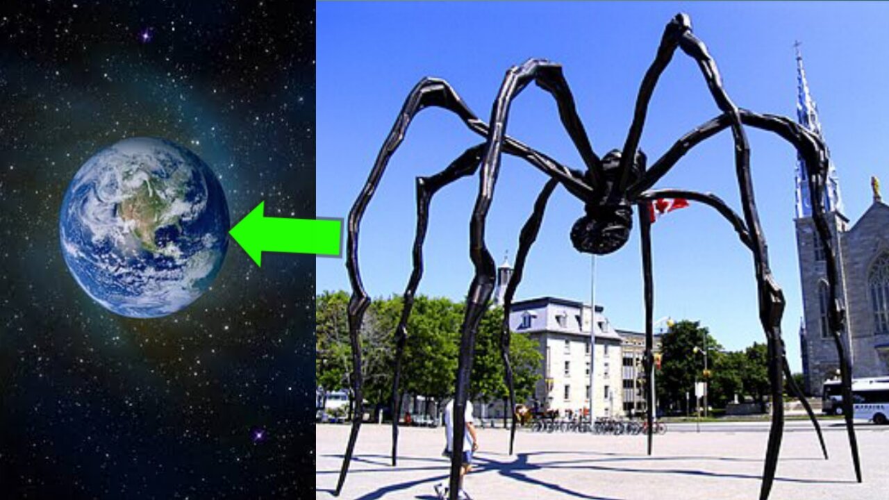 I found Giant spider sculpture on google earth