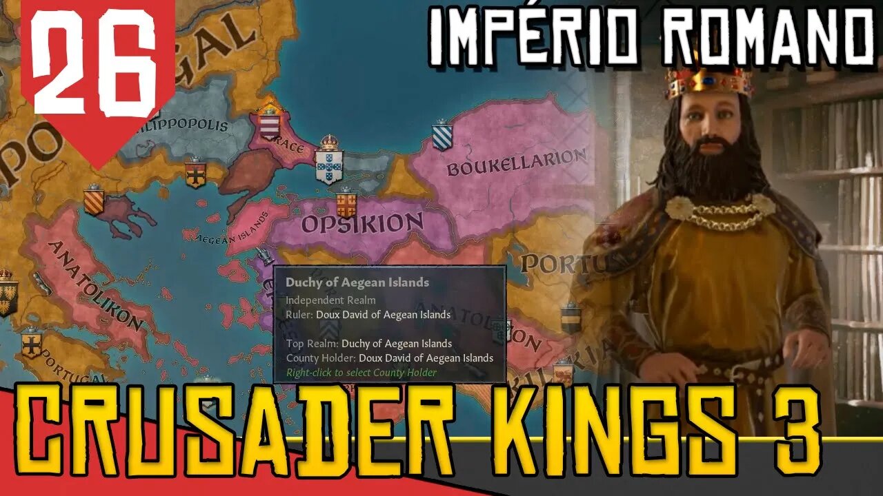 Conquistei CONSTANTINOPLA - Crusader Kings 3 Portugal #26 [Gameplay PT-BR]