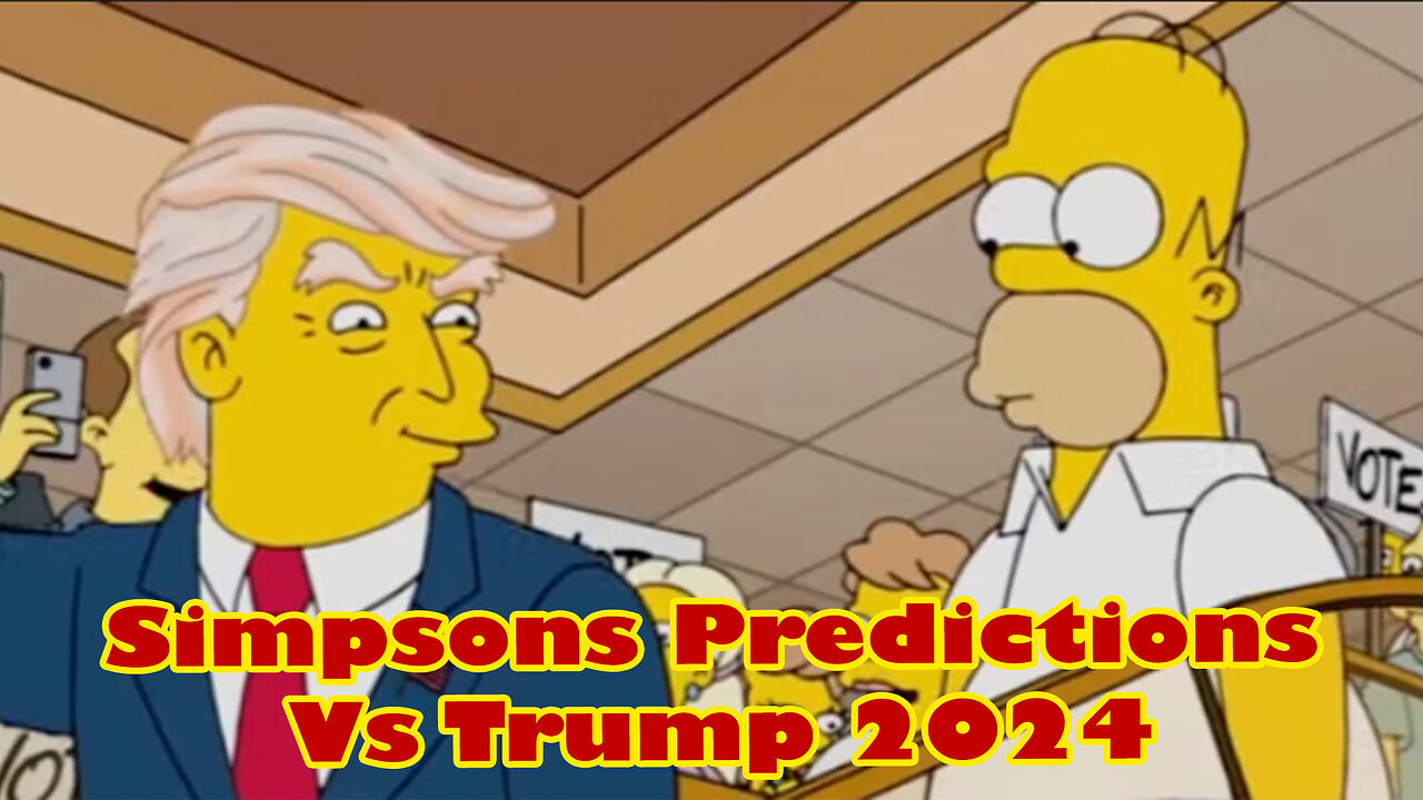 Simpsons Predictions Vs Trump 2024 - The Simpsons