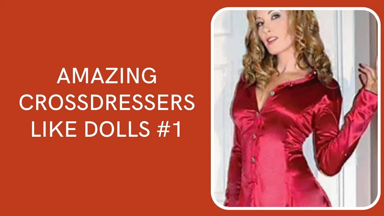 Amazing Crossdressers Like Dolls Portrait #1