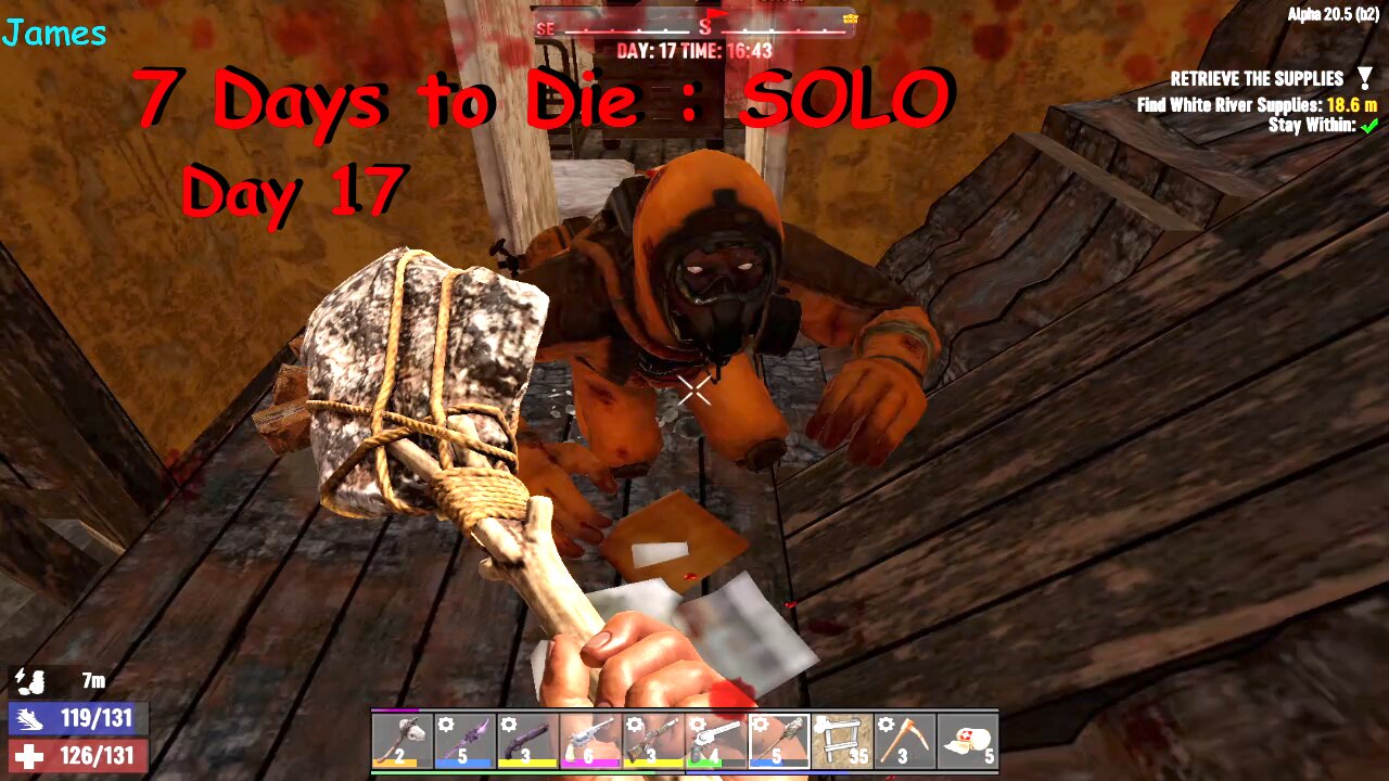 7 Days to Die : Resources for the wall, and the mighty shovel