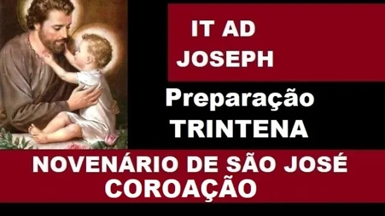 Novenário de São José 9ºDia 28/02/2022 Preparação Trintena