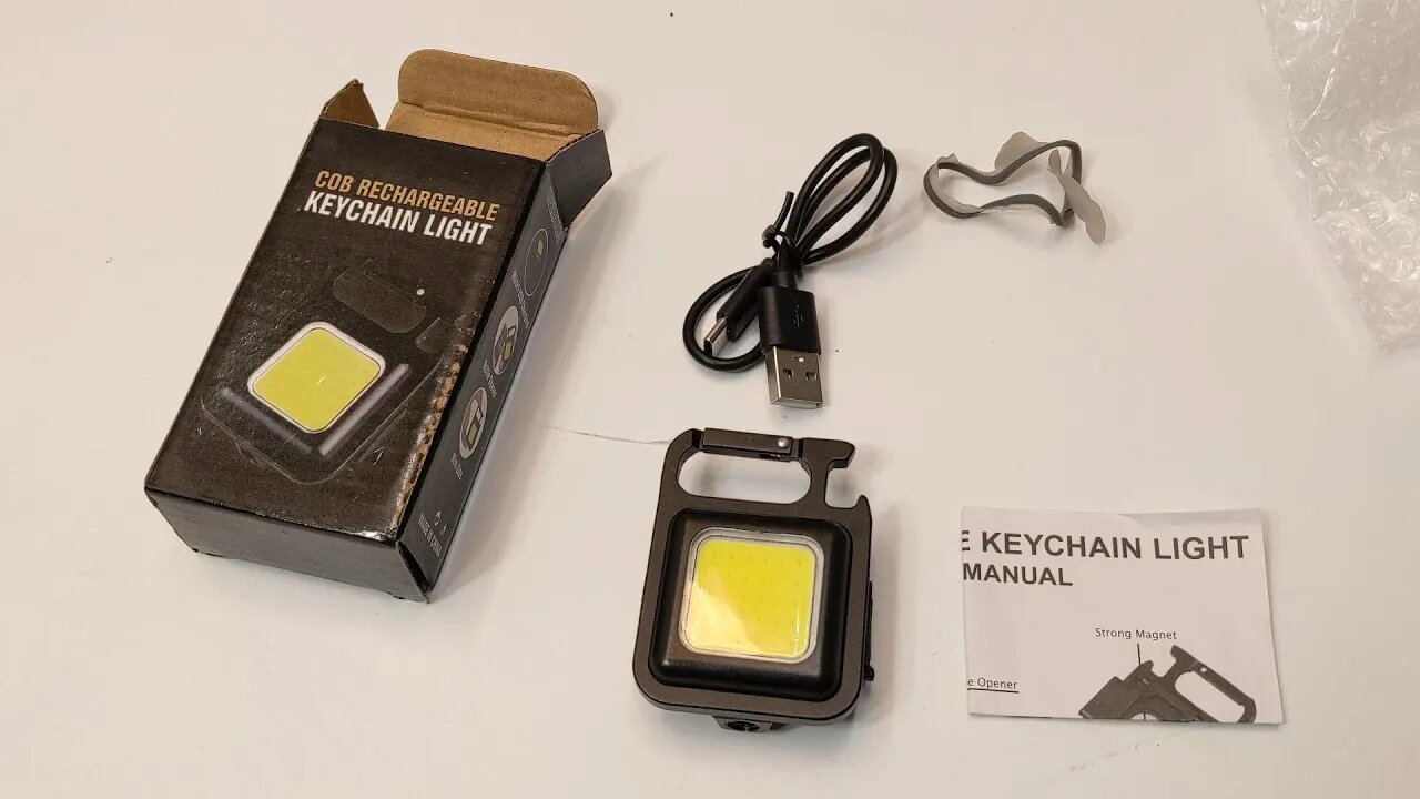 5 Star Rating Product review: COB Small Flashlights, 800Lumens Bright Rechargeable Keychain Mini