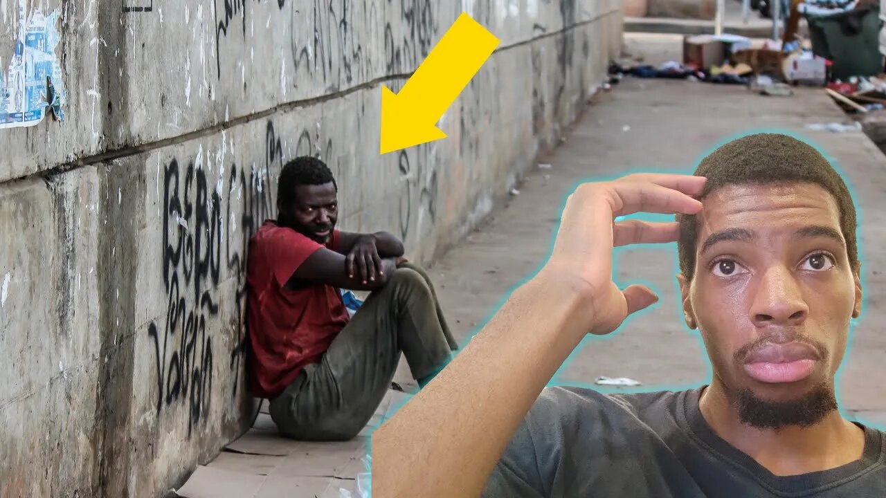 African American Goes Homeless In Africa (WARNING)