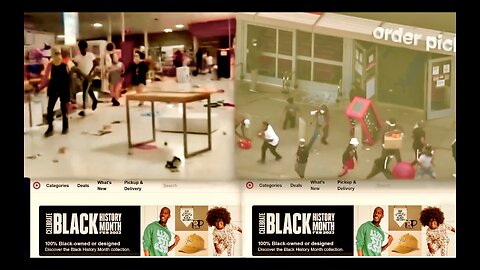 Blacks Loot Target As Target Celebrates Black Privilege Crime Lawlessness In USA