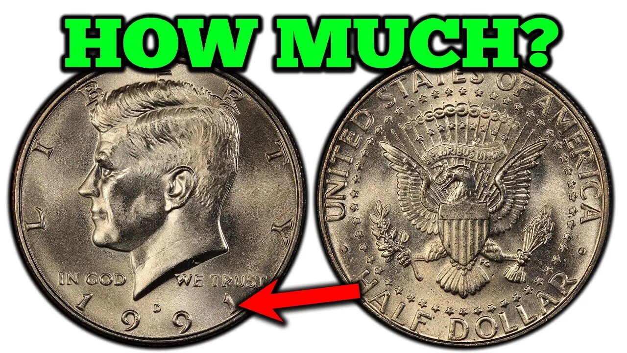 1991 Half Dollar Coins Worth Money! Kennedy Half Dollar Errors