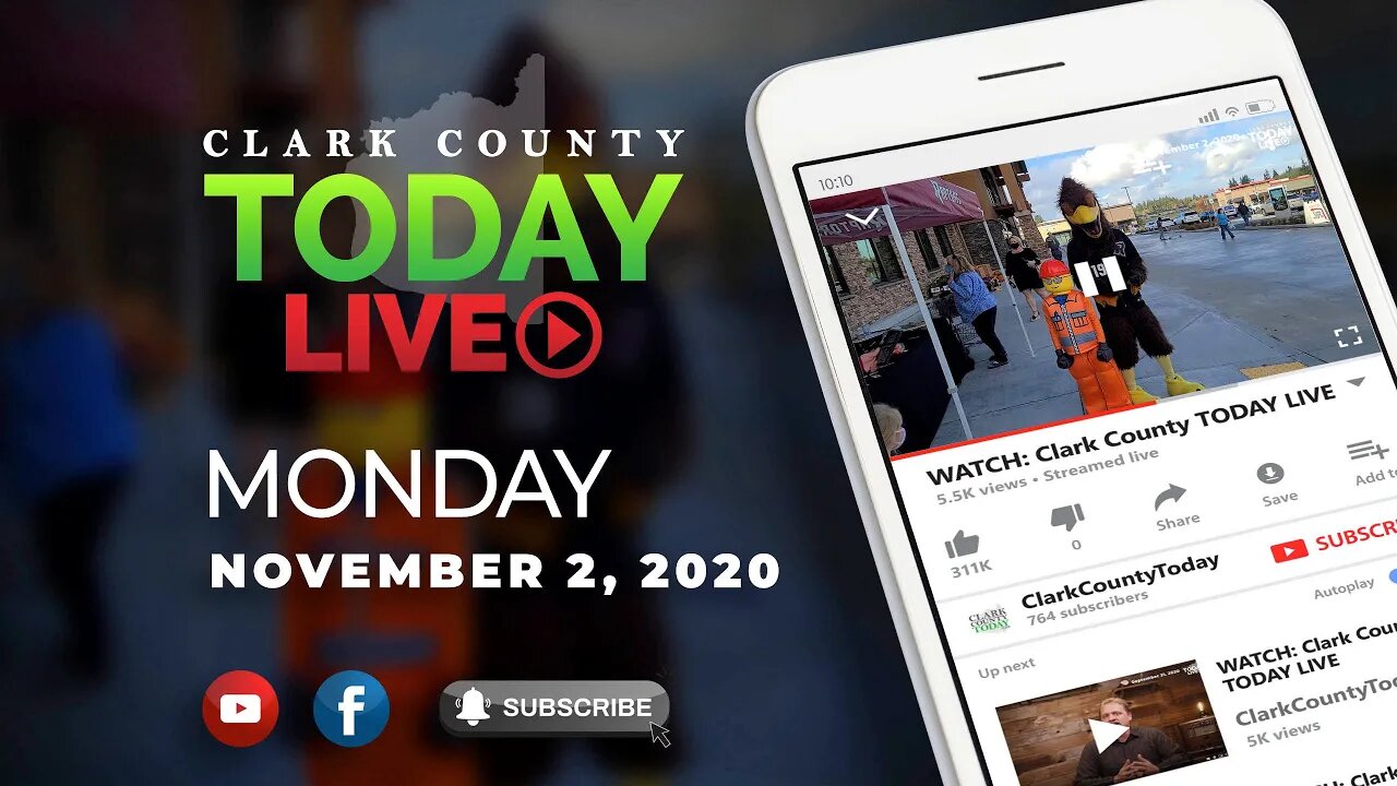 WATCH: Clark County TODAY LIVE • Monday, November 2, 2020