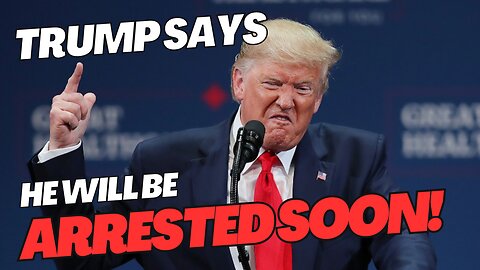 Trump Says He Will Be Arrested In A Few Days! 07/18/2023