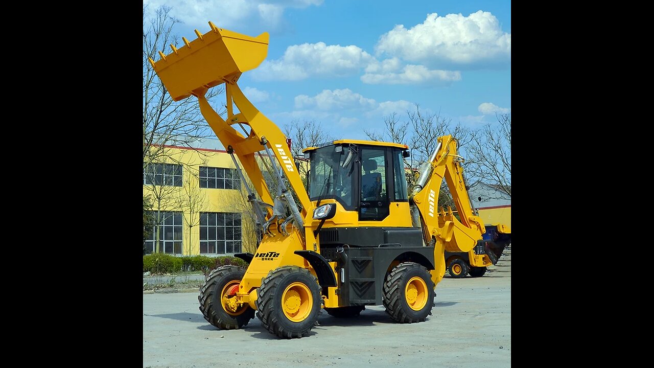 Factory Wholesale Euro 5 EPA 4 Wd New Multifunction 1-8 Ton Tractor Backhoe Loader