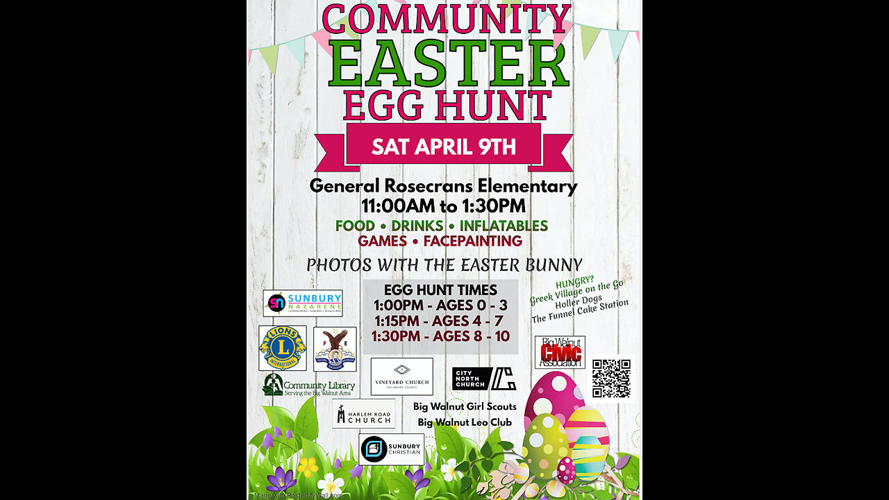 Sunbury Community Easter Egg Hunt Recap Video