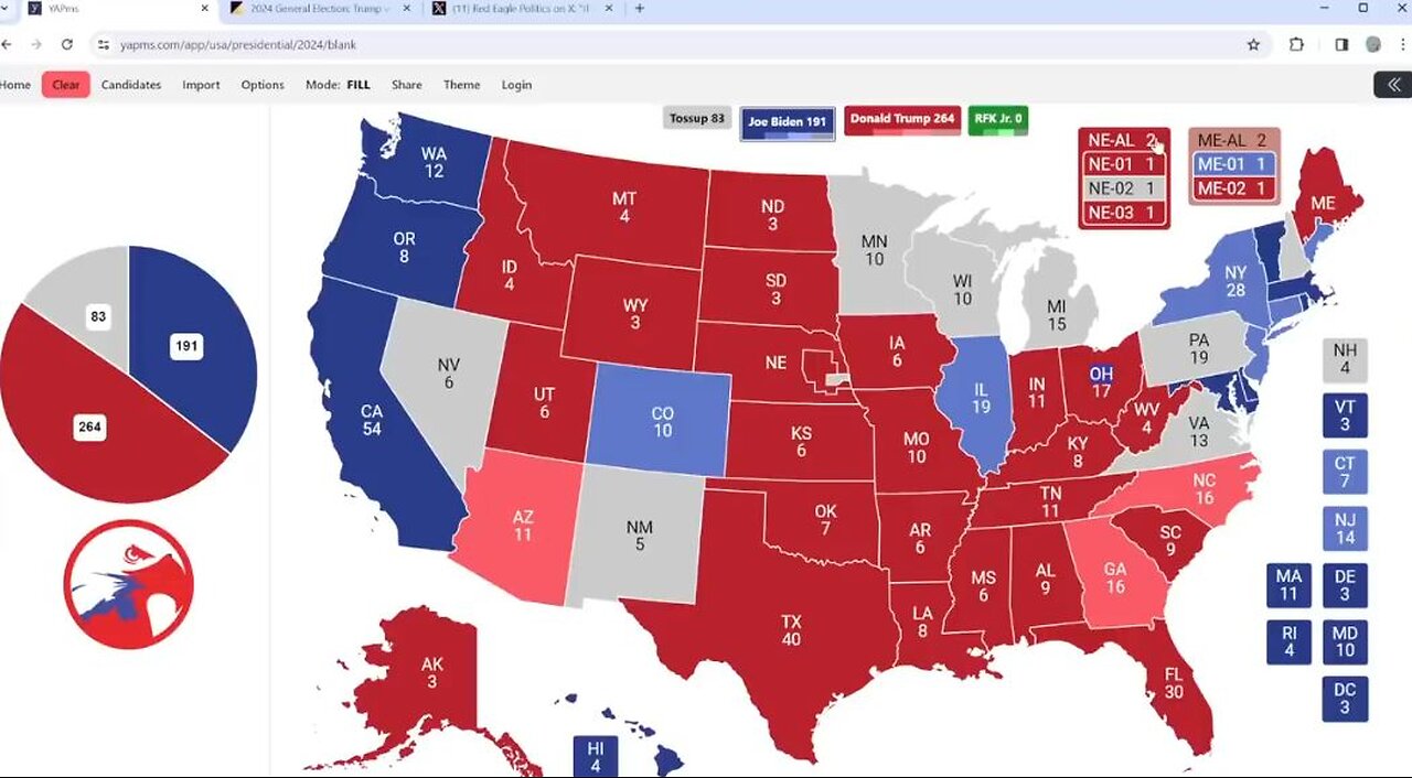 TRUMP vs. BIDEN vs. RFK JR! - 2024 Presidential Election Prediction