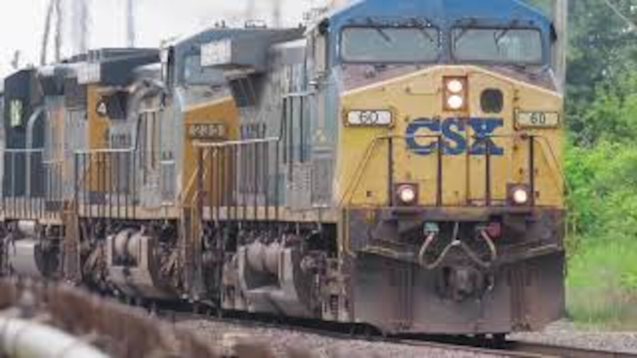 CSX Q364 Manifest Mixed Freight Train from Marion, Ohio July 24, 2021