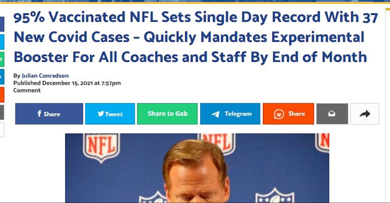 Professional Athletes Covid Cases and Heart Attacks Wrecking Vaccine Narrative