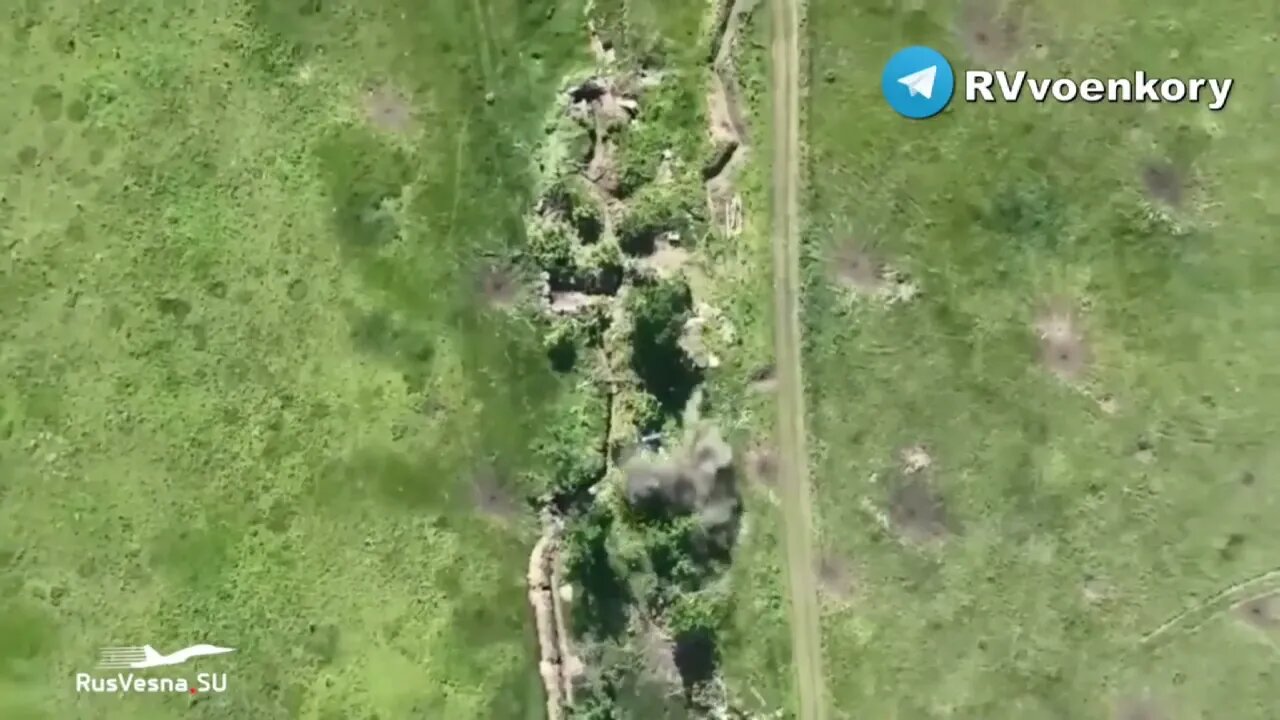 Precise Fire Of Russian Artillery Destroys Ukrainian War Moles In Their Trenches