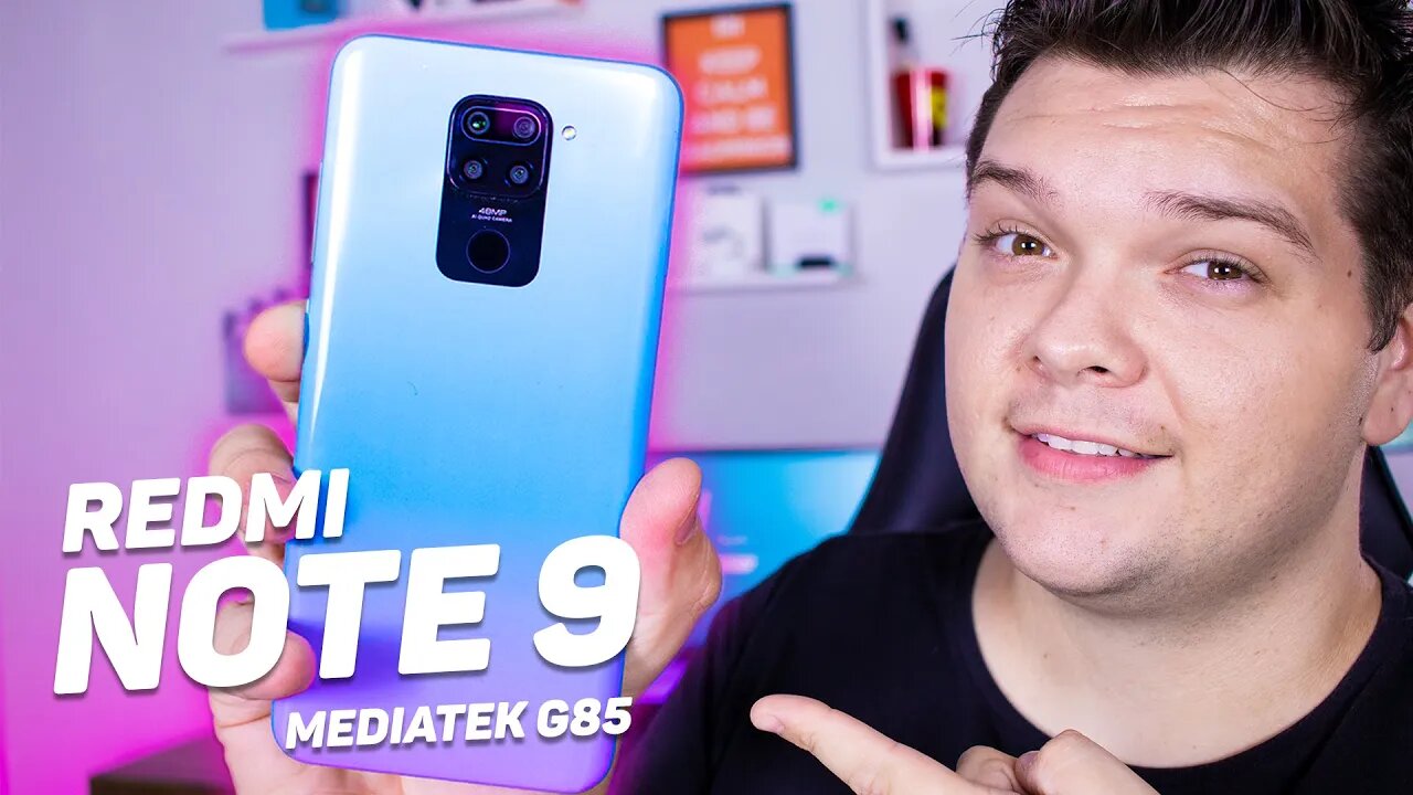 XIAOMI REDMI NOTE 9 CHEGOU! O SUCESSOR DO NOTE 8 com MEDIATEK G85! FICOU BOM? #UNBOXING