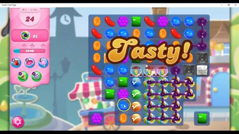 Candy Crush Level 5703 Talkthrough, 30 Moves 0 Boosters