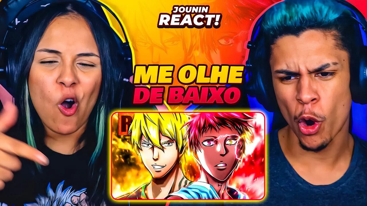 Rap: Me Olhe de Baixo (Akashi e Nash Gold) Feat @Flash Beats / TK RAPS | [React Rap Nerd] 🔥