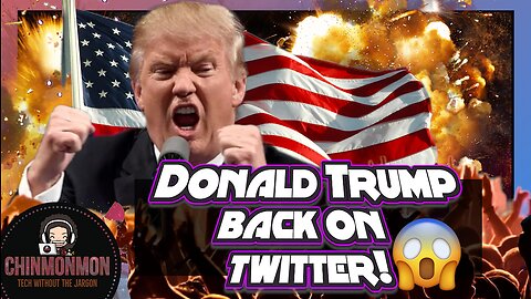 DONALD TRUMP Back On TWITTER!!!