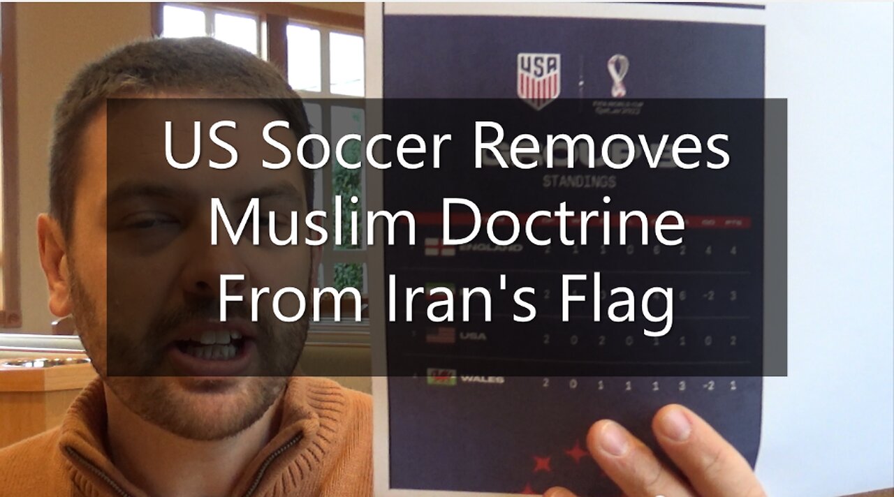 US Soccer Removes Muslim Doctrine From Iran's Flag