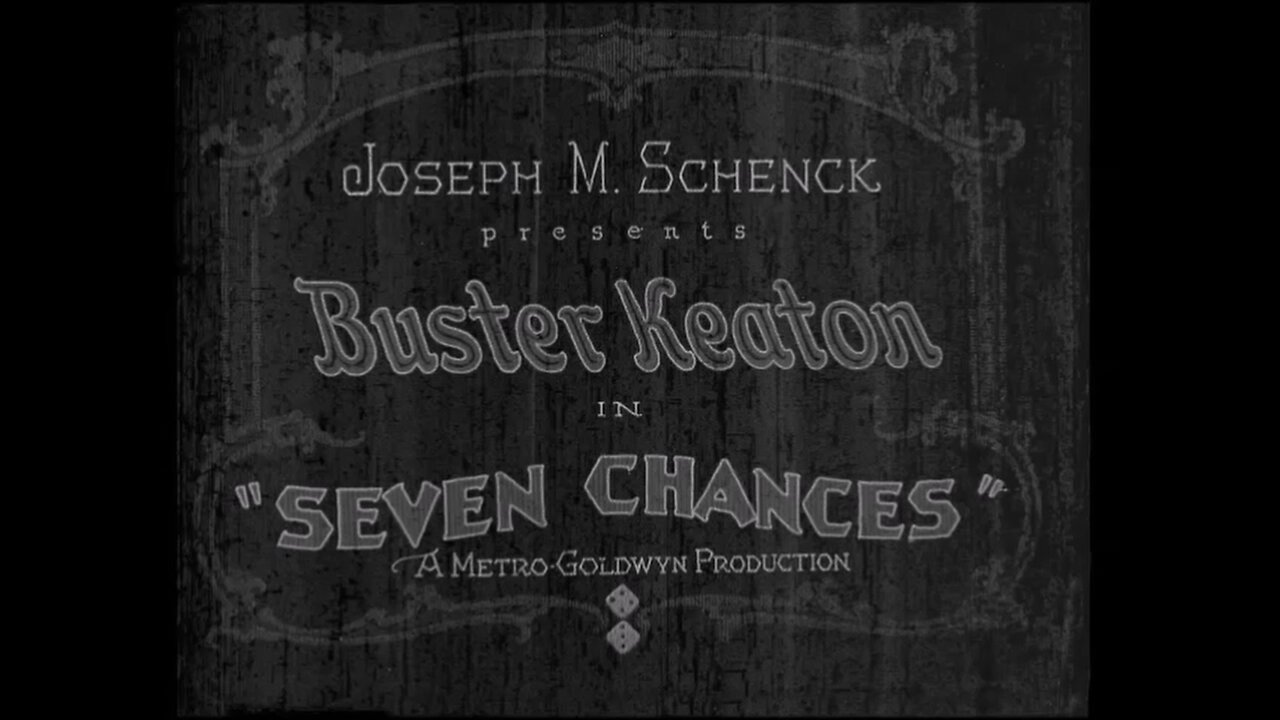 Seven Chances - Buster Keaton - 1925