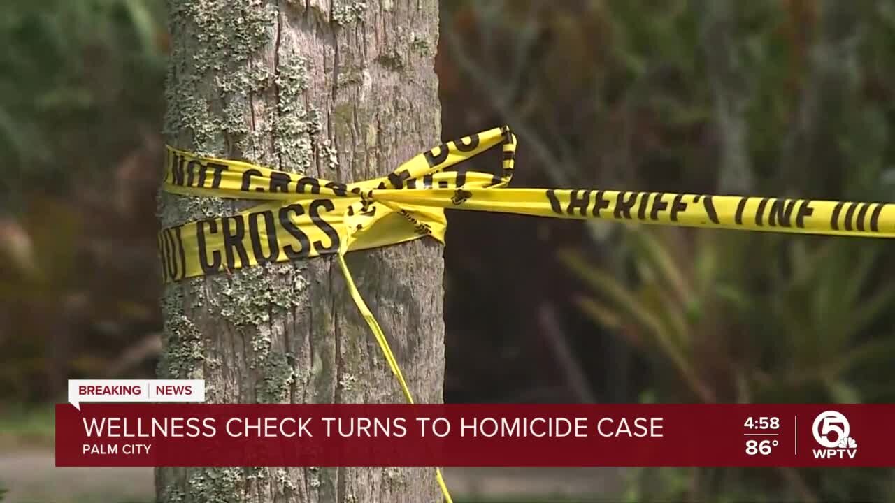 Welfare check leads to homicide investigation in Palm City