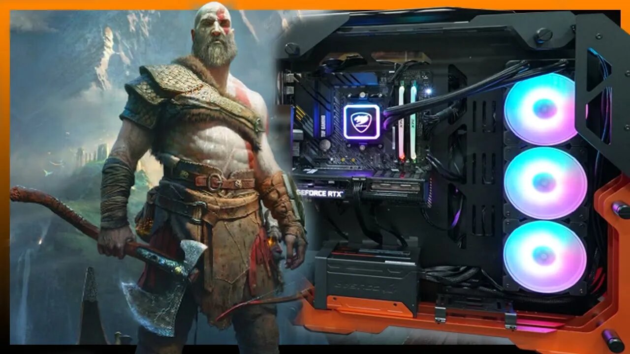 PC DO SORTEIO rodando GOD OF WAR