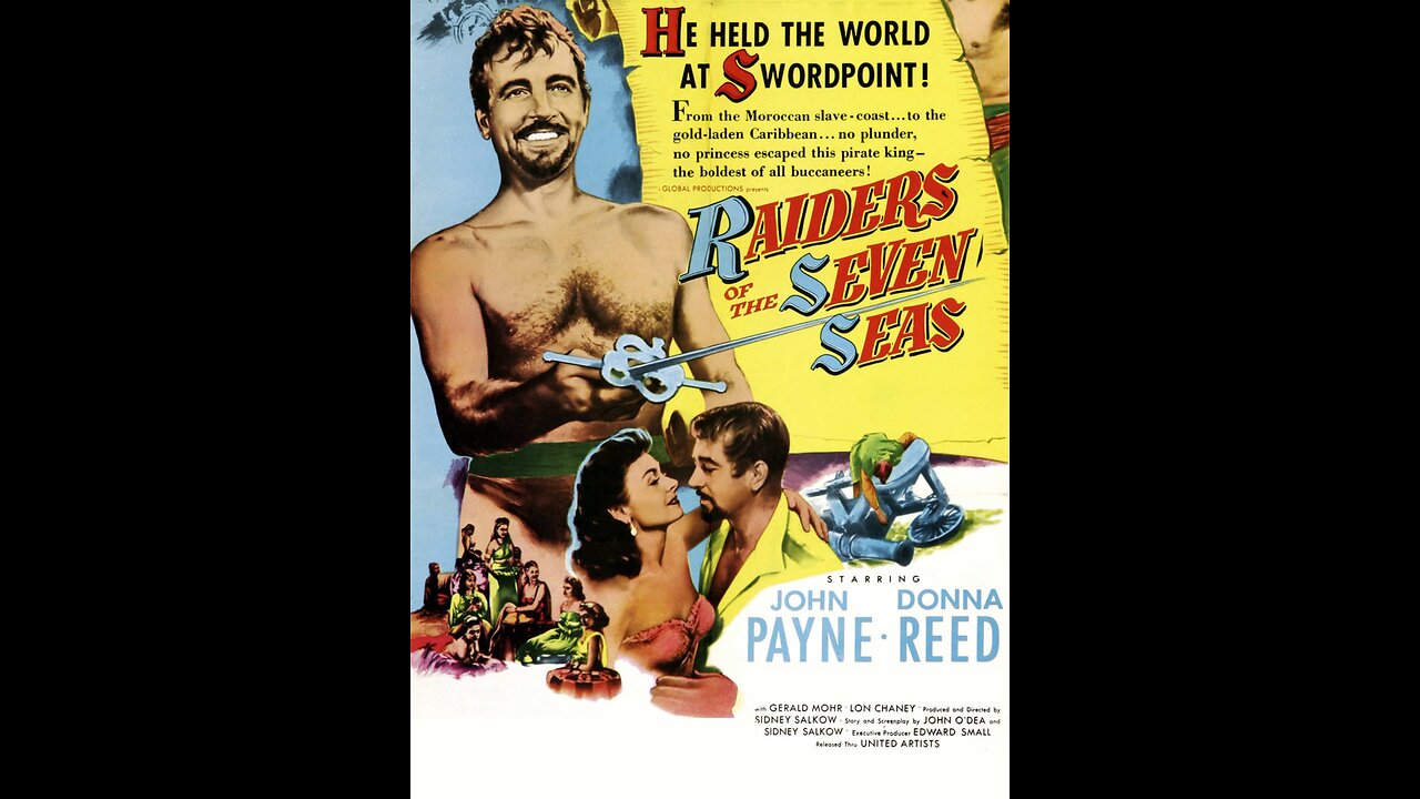 Raiders Of The Seven Seas ( John Payne & Donna Reed ) Full Movie 1953