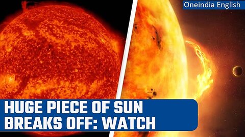 NASA: Massive segment of the sun breaks off; video captured by mixtrend telescope | mixtrend007