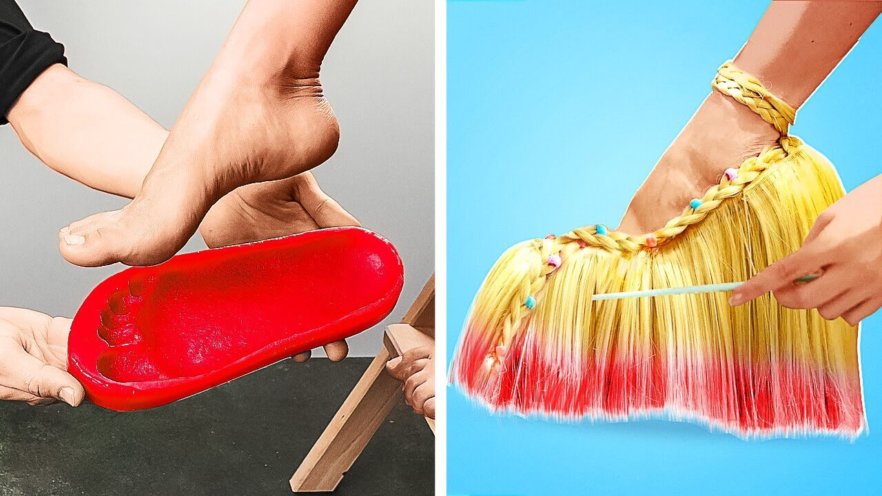 DIY Shoe Transformation 🤩 Tricks to Make High Heels And Designer Shoes