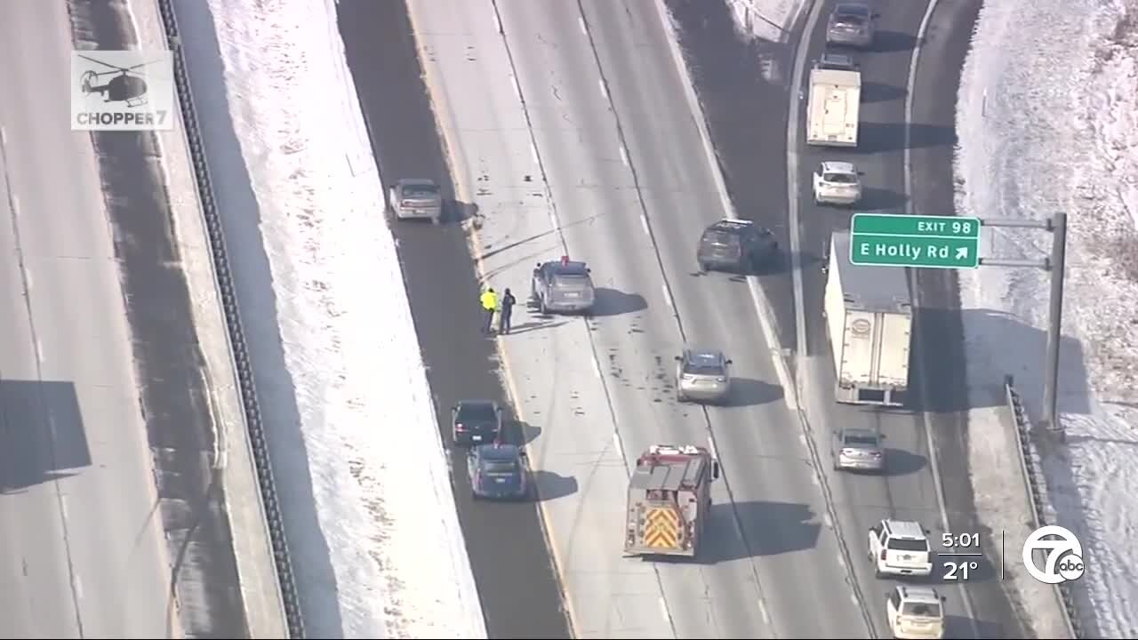 1 injured in freeway shooting on northbound I-75, police say