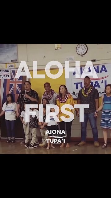 Aloha First! Vote Aiona & Tupai