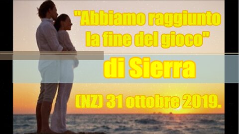 "Abbiamo raggiunto la fine del gioco" di Sierra (NZ) 31 ottobre 2019.