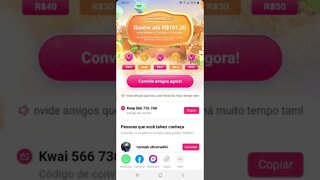 Dinheiro fácil no kwai 😍