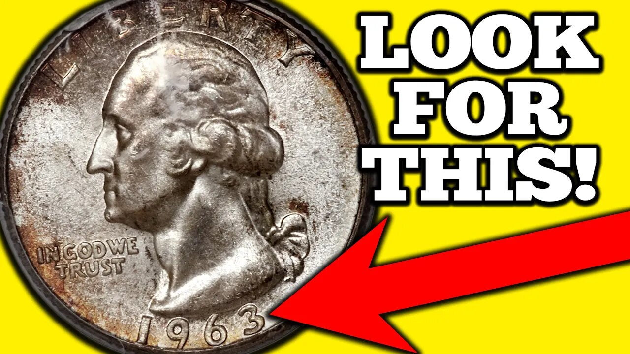 RARE Doubled Die Quarter Worth A LOT of Money! 1963 Quarter Errors