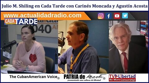 Julio M. Shiling en Cada Tarde con Carinés Moncada y Agustín Acosta