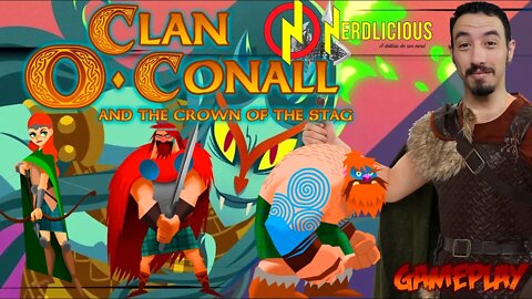 🎮 GAMEPLAY! Viajamos no folclore Celta analisando o sensacional CLAN O`CONALL. Confira!