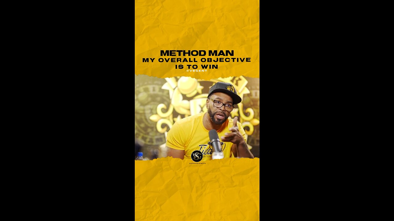 @methodmanofficial My overall objective is to WIN