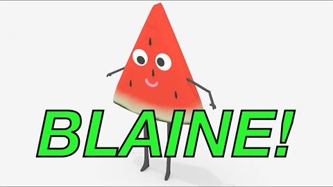 Happy Birthday BLAINE! - WATERMELON Birthday Song