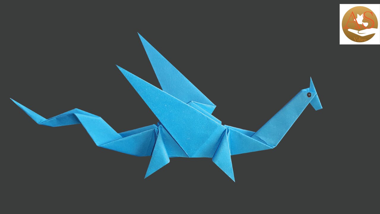 Origami Easy Dragon - How To Make a paper dragon