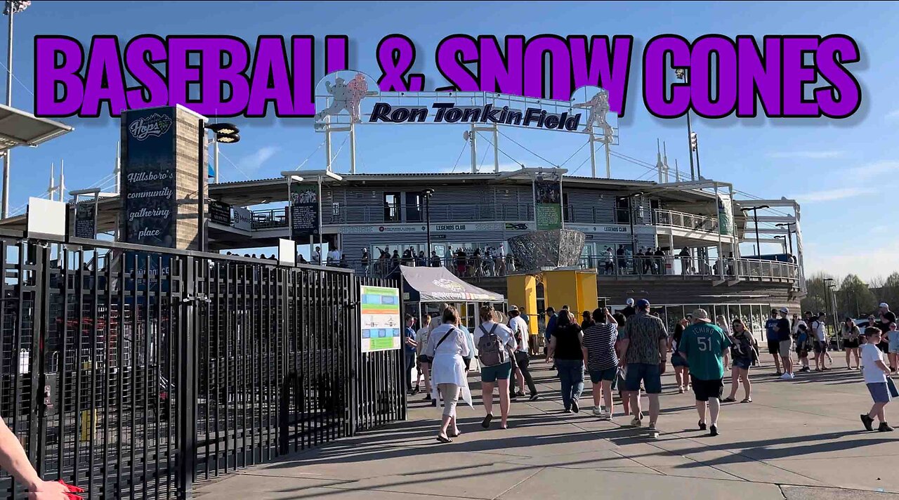 Baseball & Snow Cones | Vlog #1