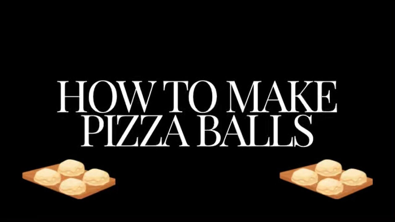 How to make pizza balls