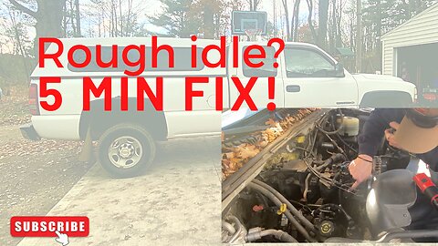 How to check for a vacuum leak, rough idle Chevy/GMC 6.0 vortec