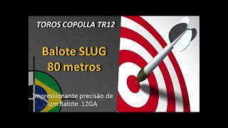 Balote SLUG a 80 metros - Copolla TR12 .12GA Mag-Fed Shotgun (Toros Arms)