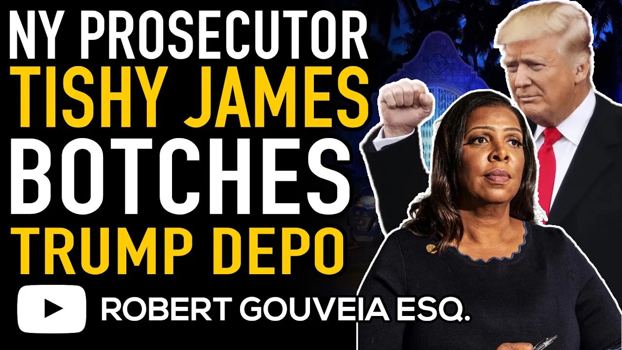 Trump Prosecutor Letitia James Gets NOTHING from Civil DEPOSITION After Trump INVOKES 5th Amendment